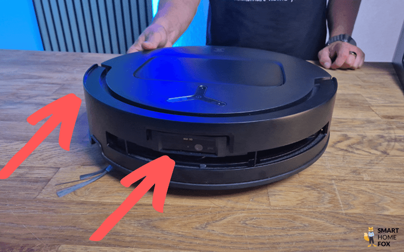 Die Basisnavigationstechnologie des ECOVACS DEEBOT T80 OMNI ist zu sehen.